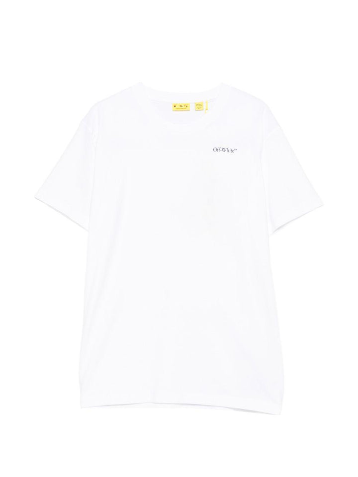 T-shirt bianco per bambino OBAA002S26JER008 1000 Off White Kids 