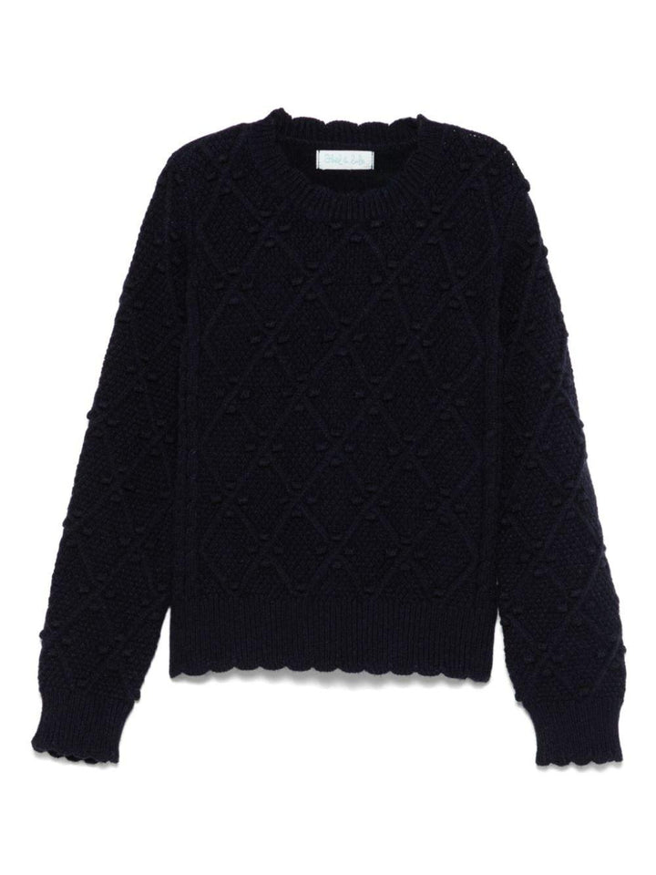 Midnight blue sweater for girls