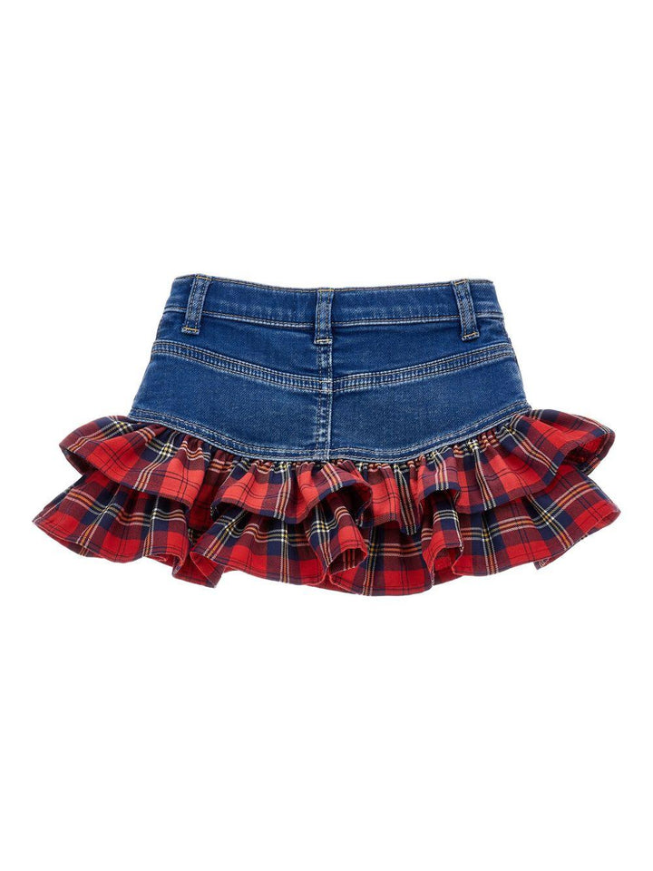 Gonna blu indaco per neonata 39F7026043 0055 Monnalisa Kids 