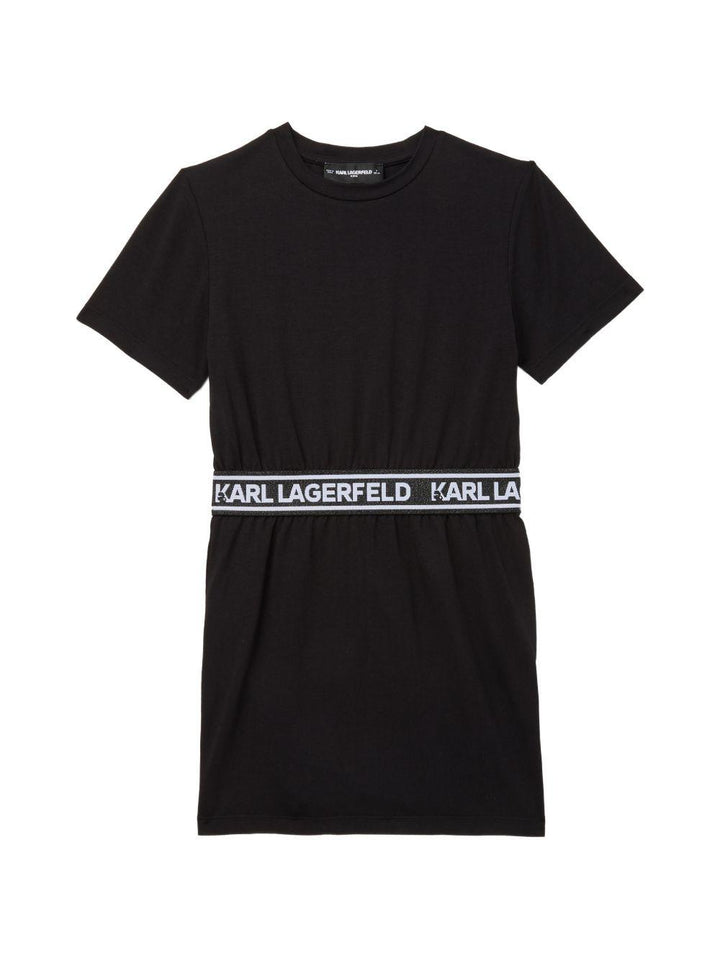 Abito nero per bambina Z31152 09B Karl Lagerfeld Kids 