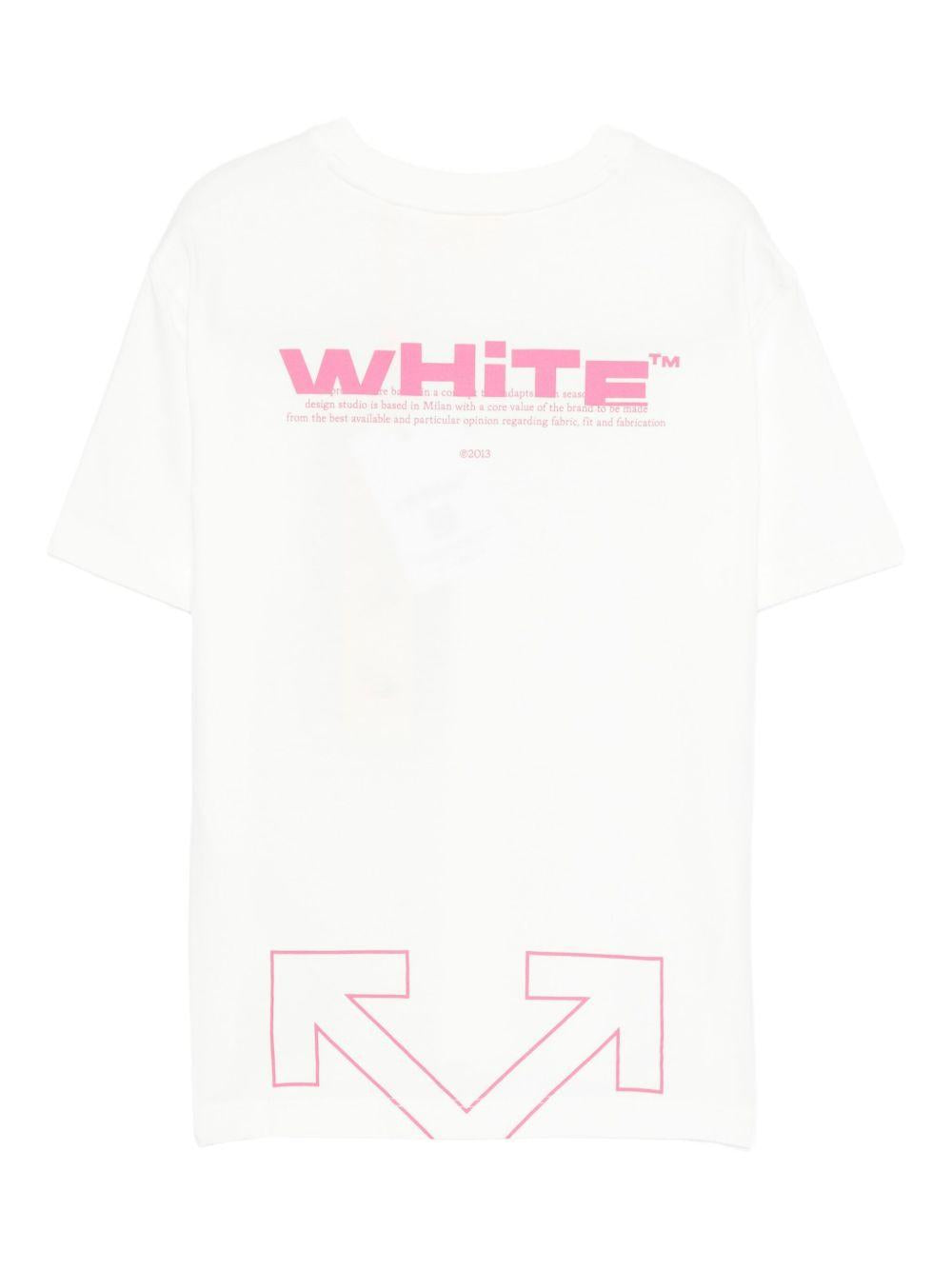 T-shirt bianca per bambino OGAA001F25JER002 0132 Off White Kids 