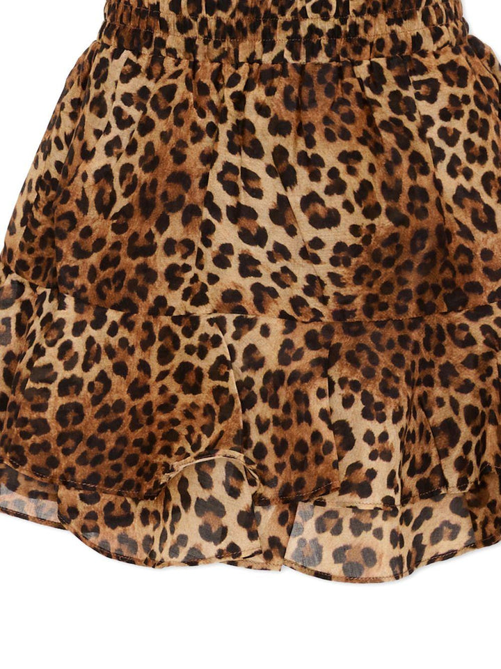 Gonna animal print per bambina EIV002 00168L MC2 Saint Barth Kids 