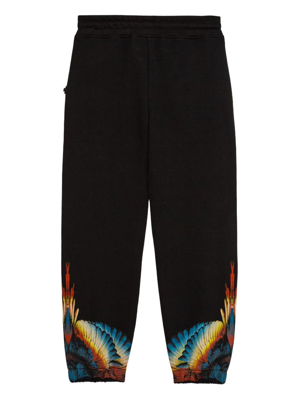 Pantalone nero per bambino F5CMJBFP065 110 Marcelo Burlon Kids 