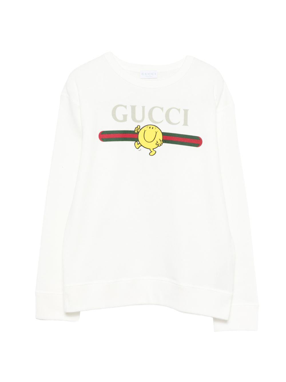 Felpa bianca per bambino 855825XJHPV 9214 Gucci Kids 