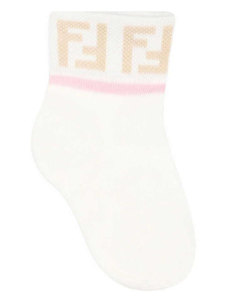 Calze rose per neonata BFN038ASQV F1PMK Fendi Kids 