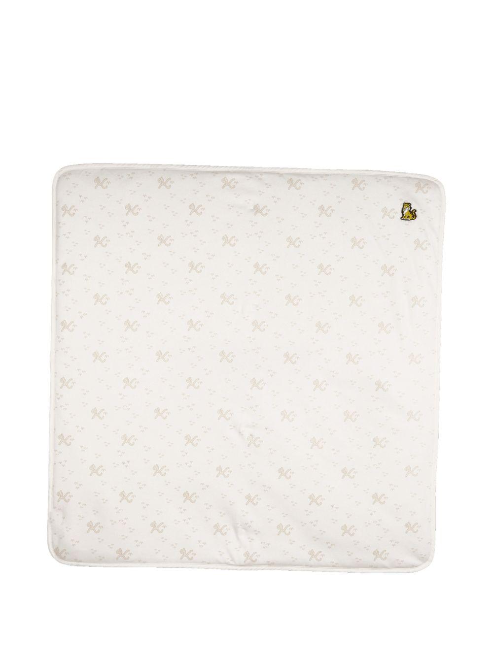 Coperta bianca per neonato K61858 117 Kenzo Kids 