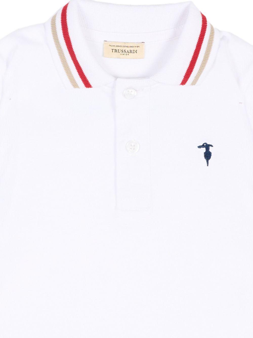 Polo bianca per neonato TIP26102PO WHI Trussardi Kids 