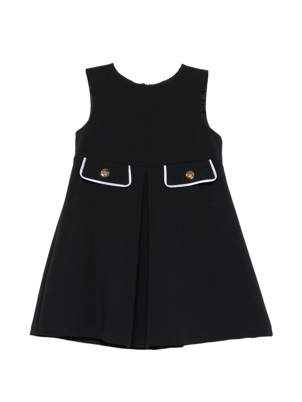 Abito nero per bambina EGAB2230GA022 N100 Elisabetta Franchi Kids 