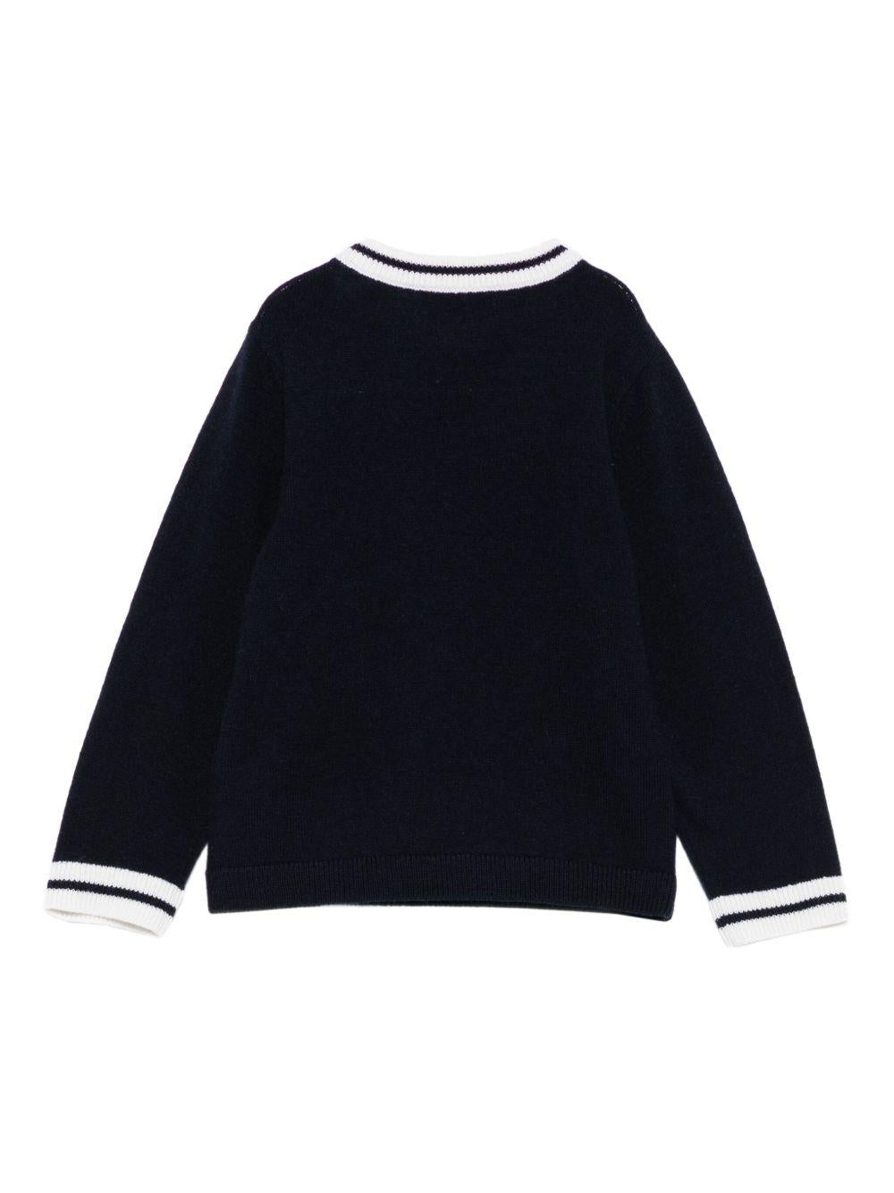 Maglione blu navy per bambino FX9500Z2362 621AV Fay Kids 
