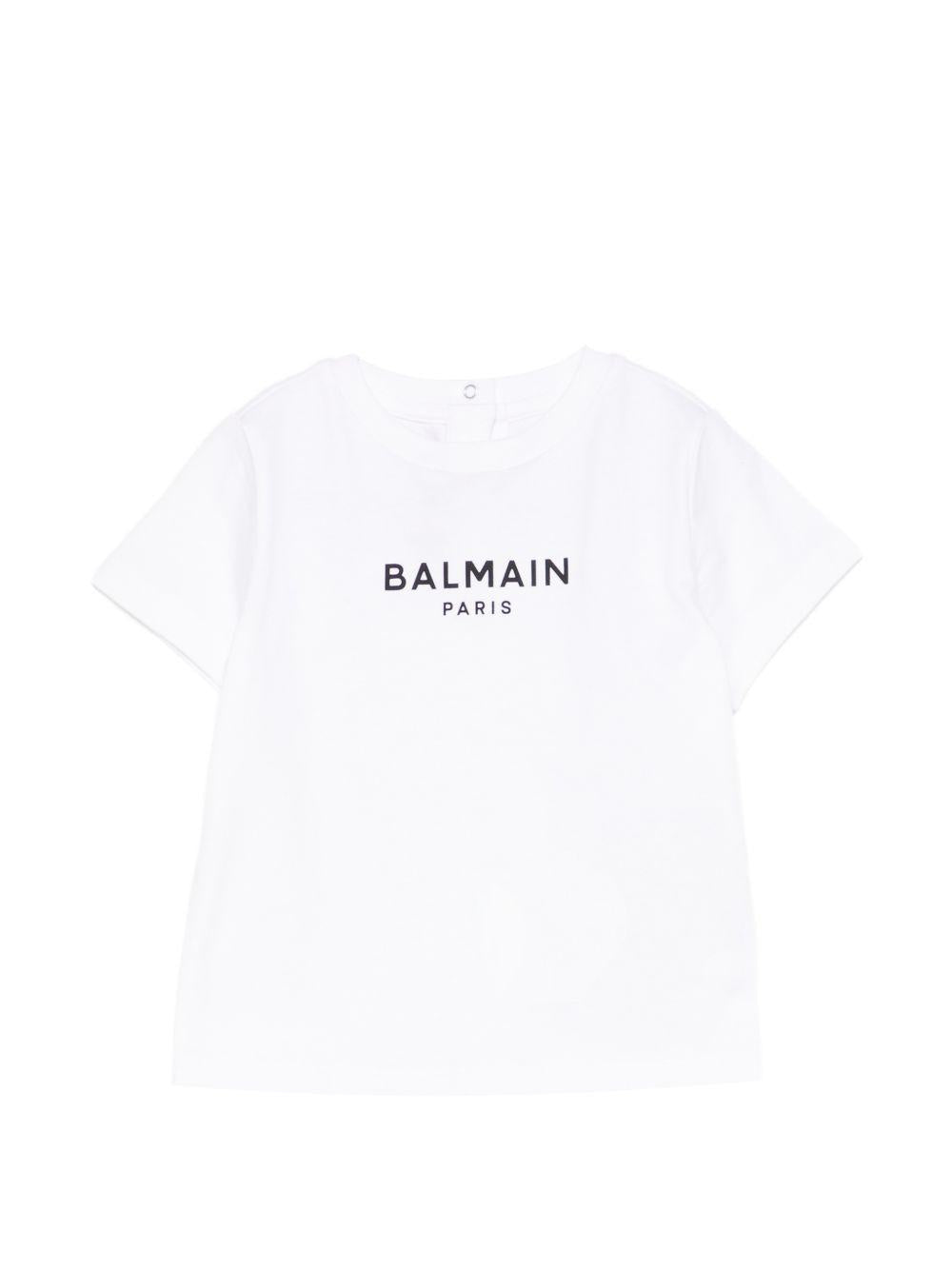 T-shirt bianca per bambino BY8631Z3672 100NE Balmain Kids 