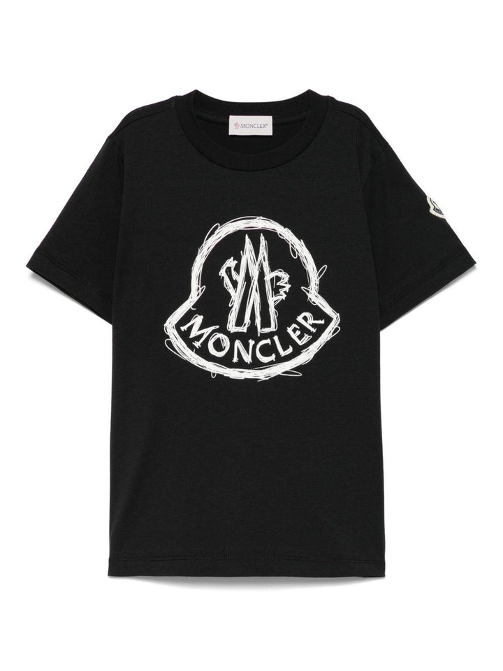 T-shirt nera per bambino