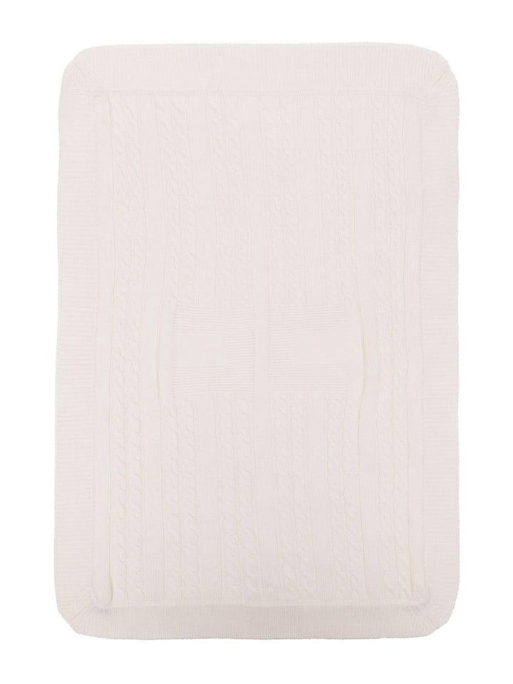 White baby blanket