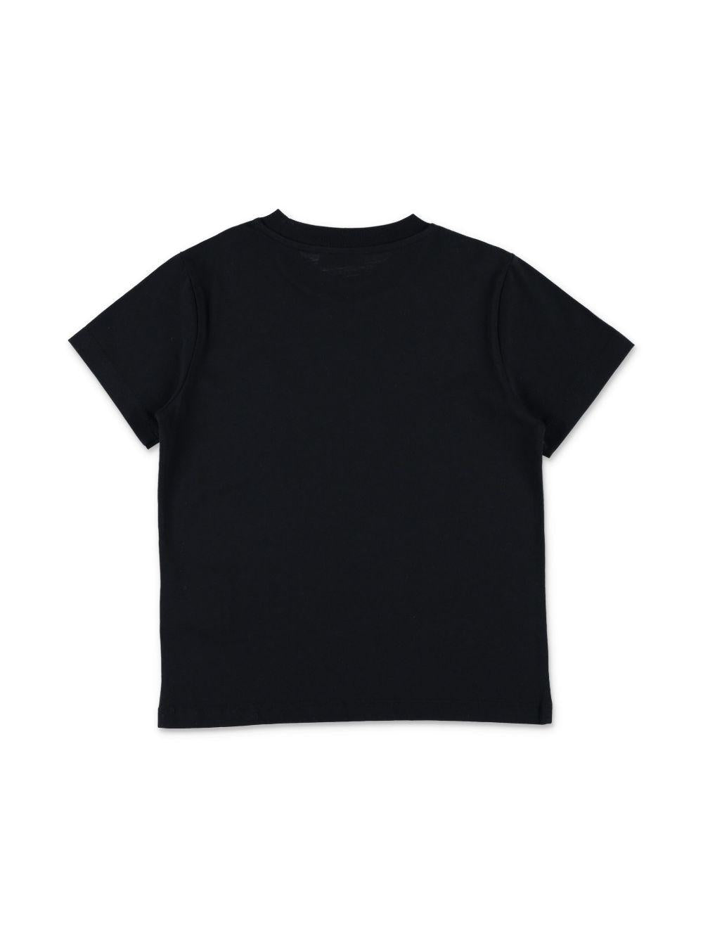 Kit T-shirt bianca/blu/nera per bambino 9548C0001389AT9 3P1 Moncler Kids 