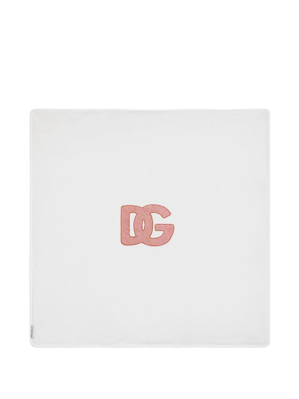 Coperta rosa per neonata LNJAE7G7PNO S9000 Dolce & Gabbana Kids 