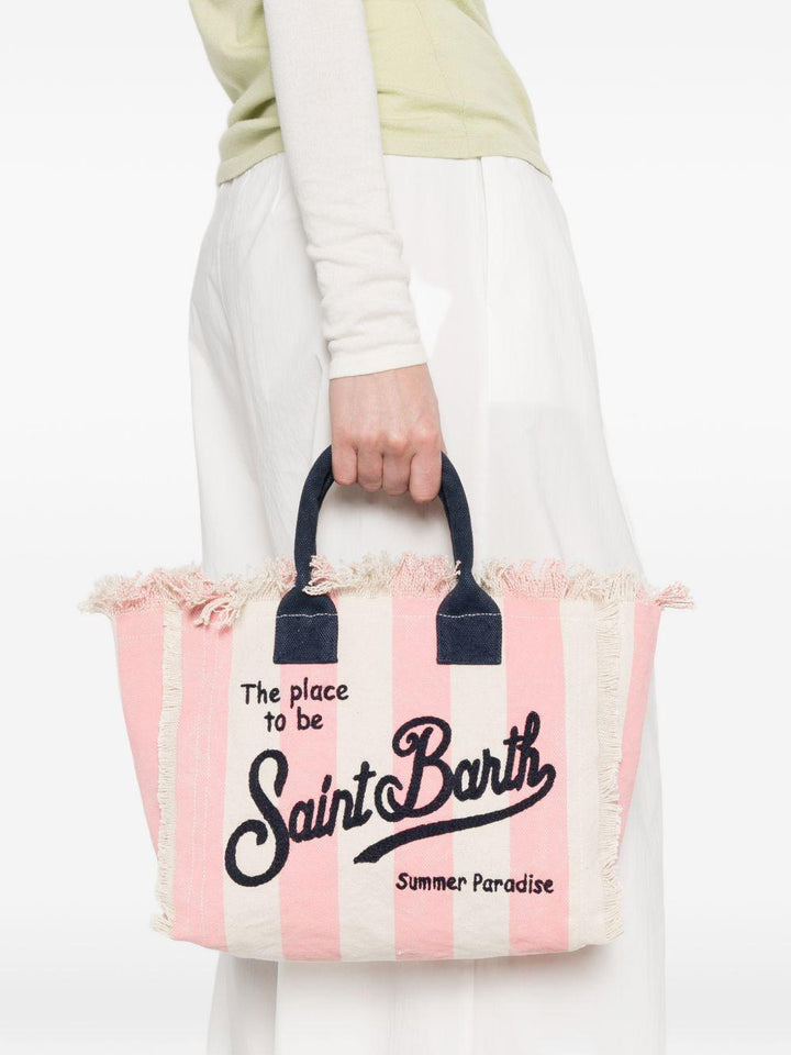 Borsa rosa/beige per bambina COL0001 02626L MC2 Saint Barth Kids 
