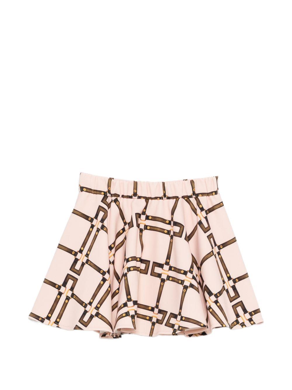 Gonna rosa per bambina EGGO0550GAE01 C053 Elisabetta Franchi Kids 