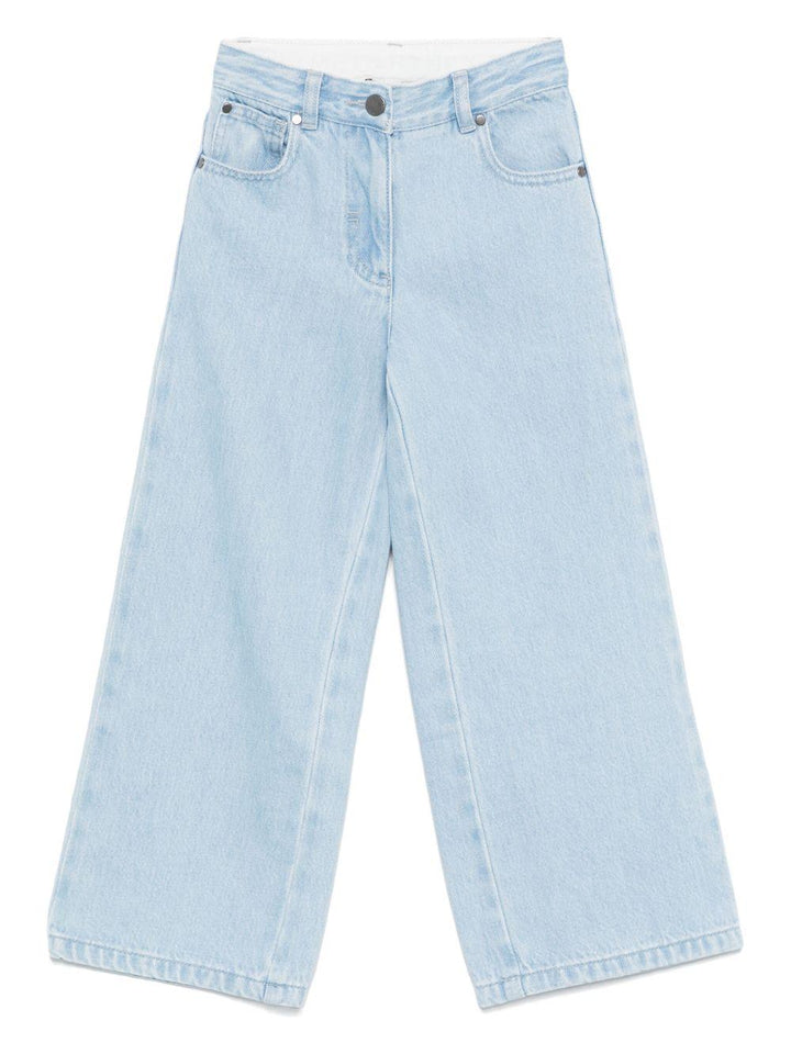 Pantalone azzurro per bambina
