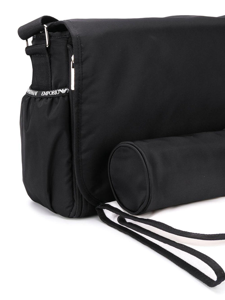Borsa mamma in tessuto nera 402145CC904 00020 Emporio Armani Kids 