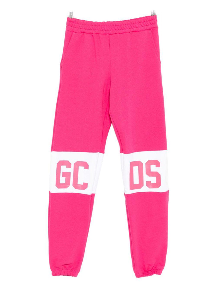 Pantalone rosa fucsia per bambina B2JU3017BA2 59 Gcds Kids 
