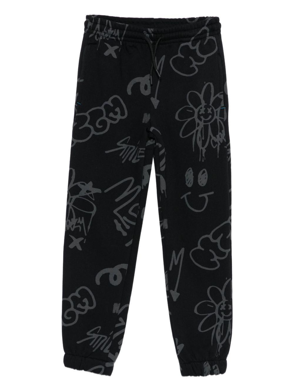 Pantalone nero per bambino F5MSJBFP245 110 Msgm Kids 
