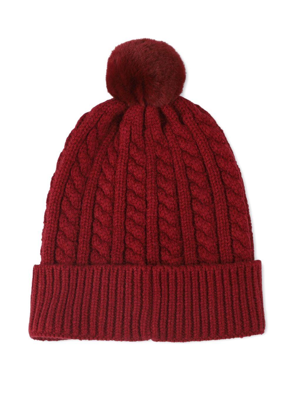 Cappello rosso scuro per bambino J52656 96D Boss Kids 