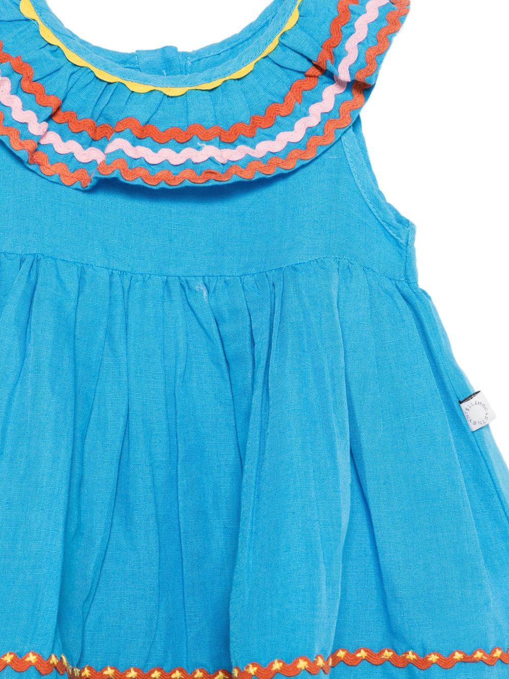 Abito blu per neonata TY1152Z0138 673 Stella McCartney Kids 