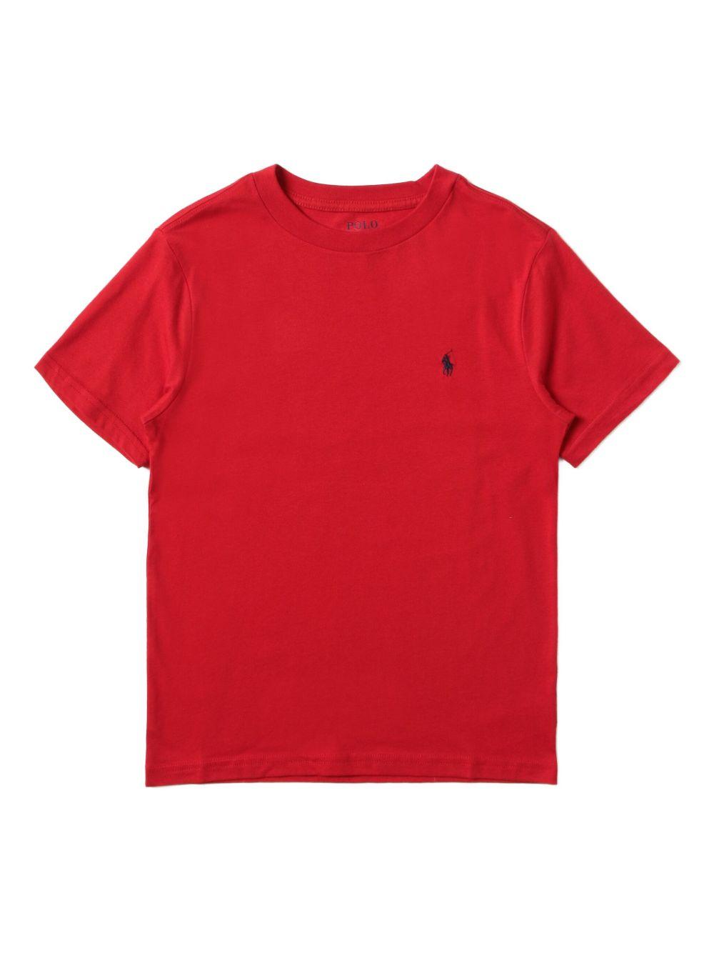 T-shirt rossa per bambino 323832904 202 Ralph Lauren Kids 