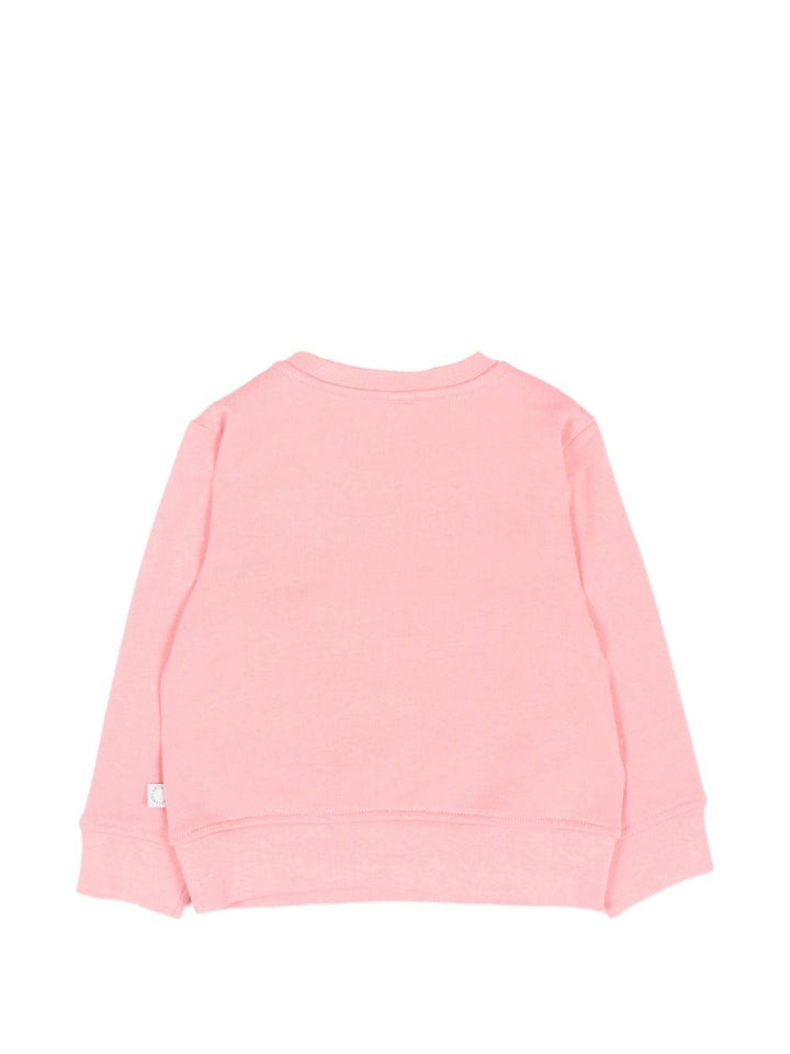 Felpa rosa per neonata TY4110Z3409 509 Stella McCartney Kids 