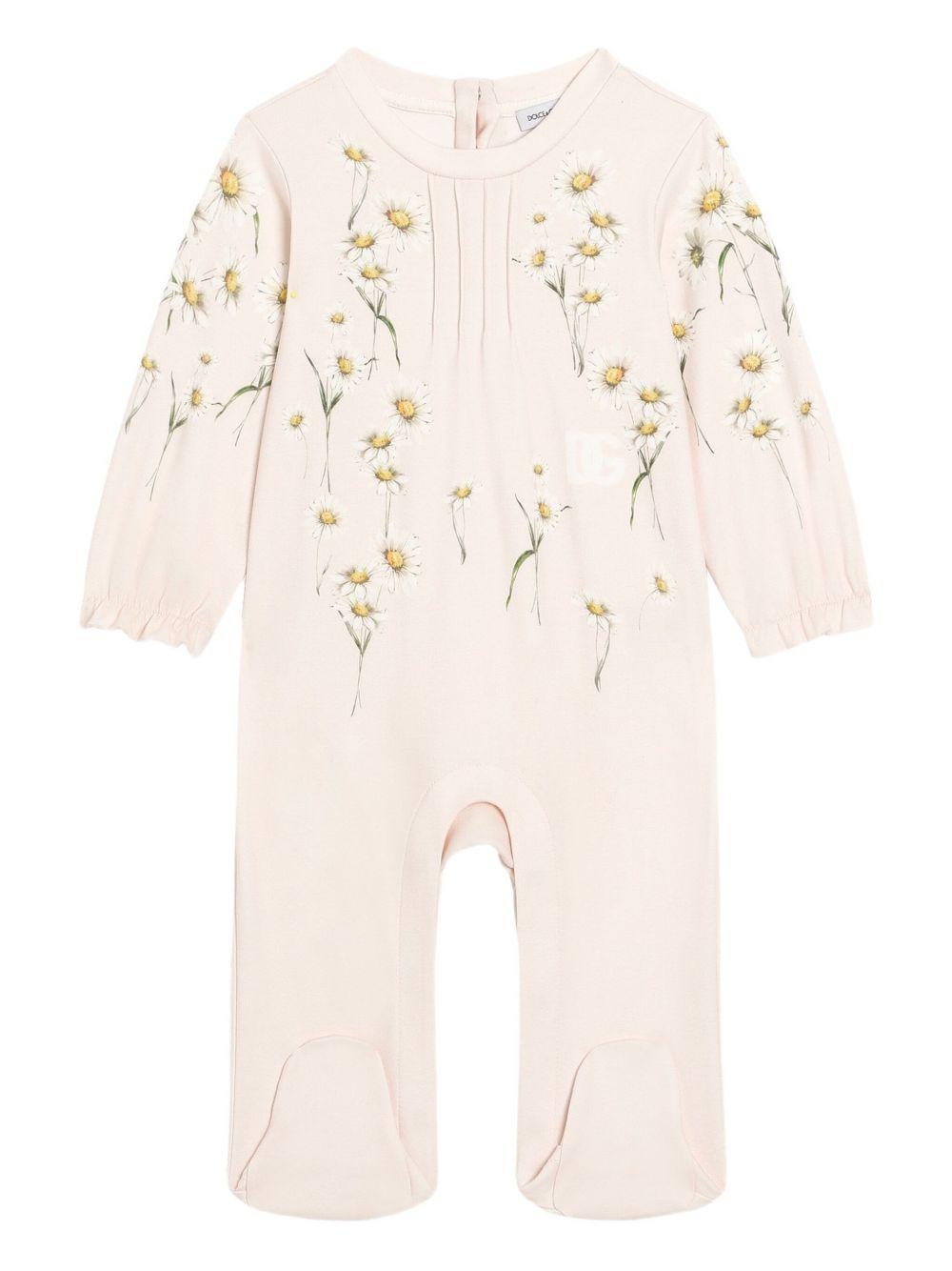 Tutina beige per neonata L2JO4QII7IO HF5RI Dolce & Gabbana Kids 