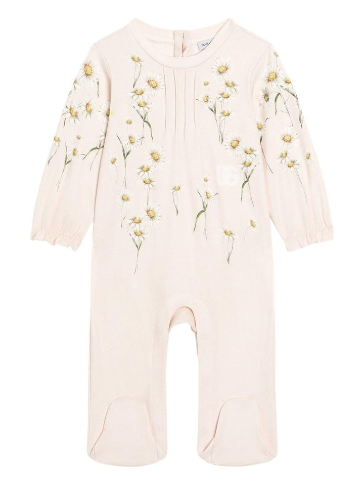 Tutina beige per neonata L2JO4QII7IO HF5RI Dolce & Gabbana Kids 