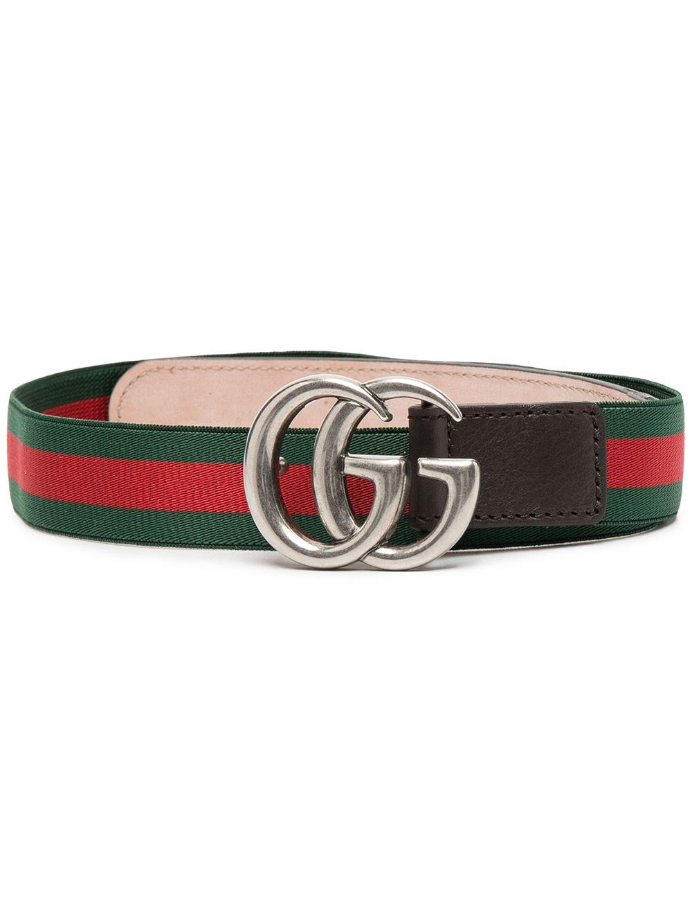 Cintura verde e rossa per bambini con logo 432707HAENN 2061 Gucci Kids 