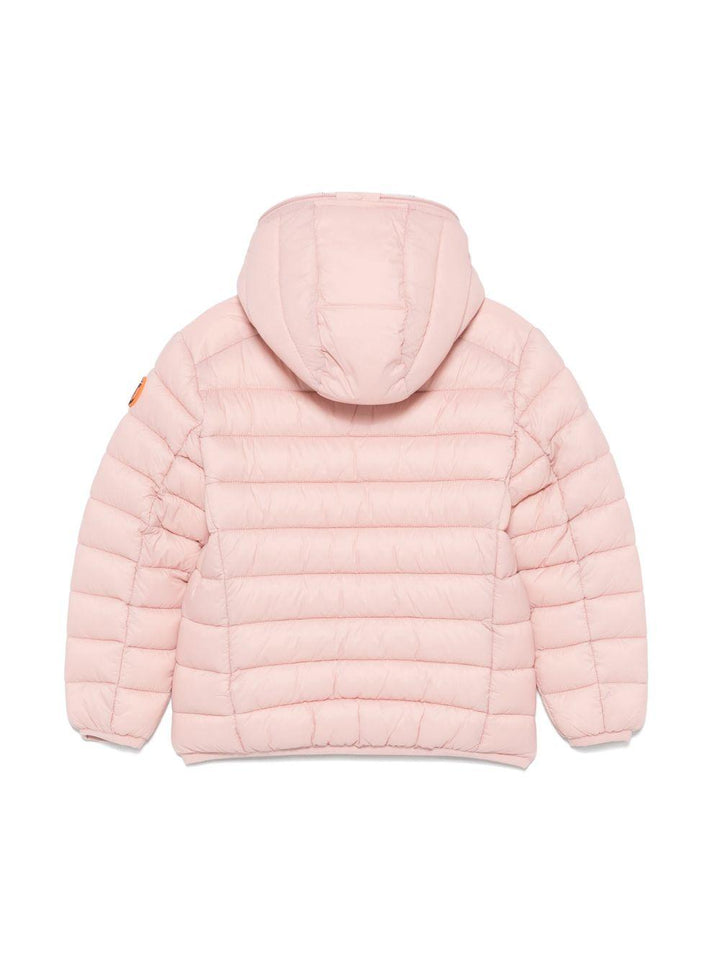 Giubbotto rosa chiaro per bambina J32310GGIGA20 80007 Save The Duck Kids 