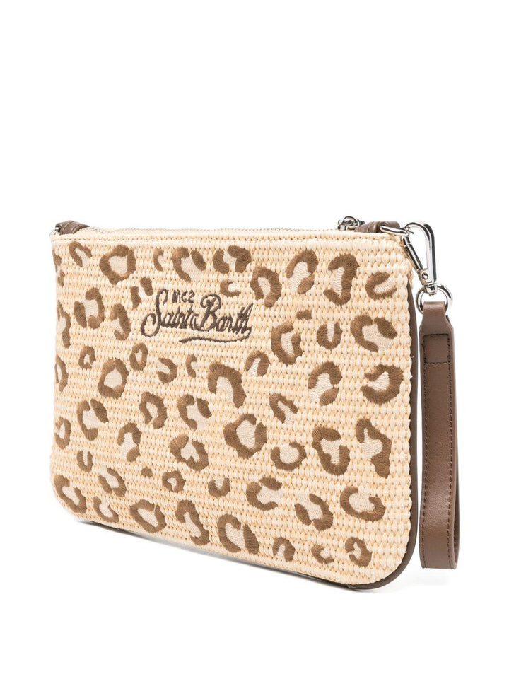 Borsetta beige/marrone per bambina PAR0021 00349L MC2 Saint Barth Kids 