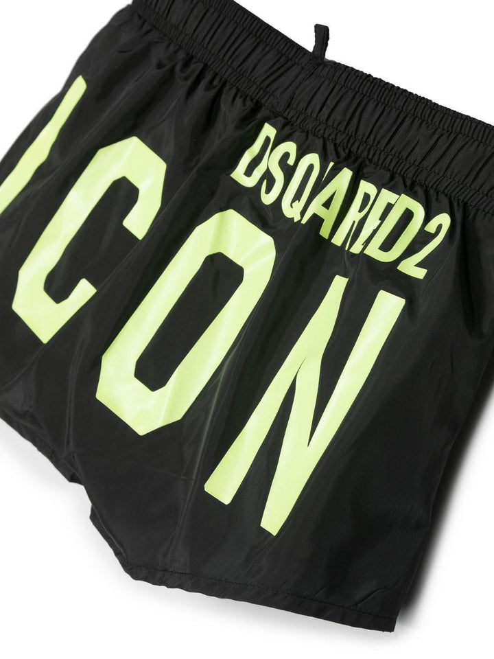 Pantaloncino da bagno nero per bambino DQ1708D00QK DQ90K Dsquared2 Kids 