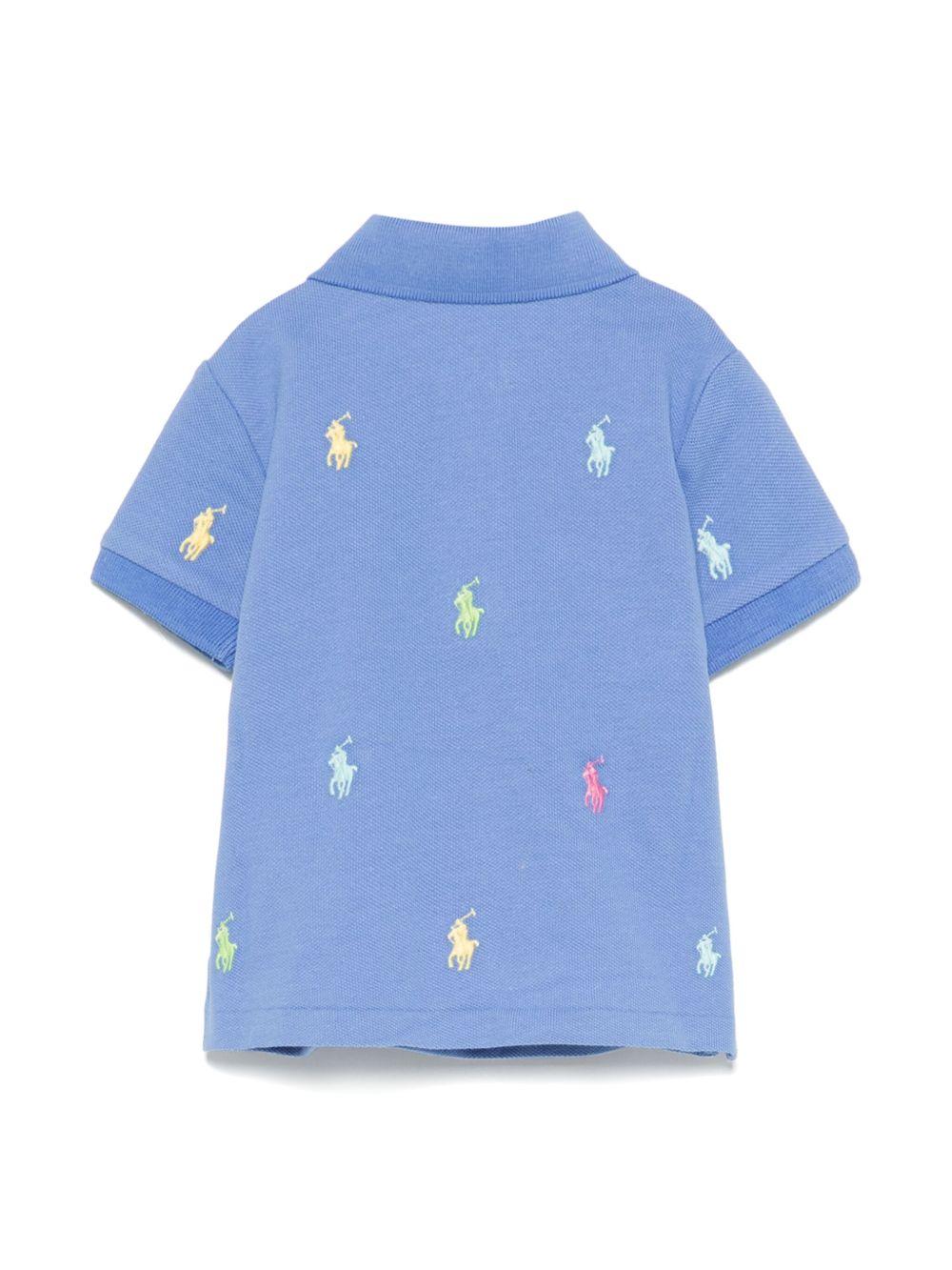 Polo azzurra per neonato