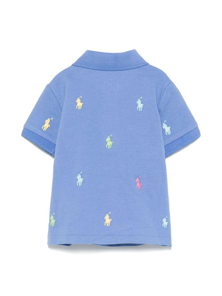 Polo azzurra per neonato