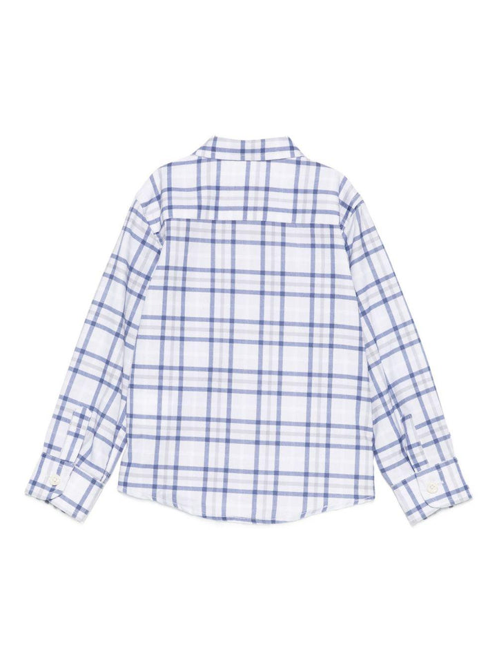 Camicia bianca/blu per neonato TIA25105CA O-W Trussardi Kids 