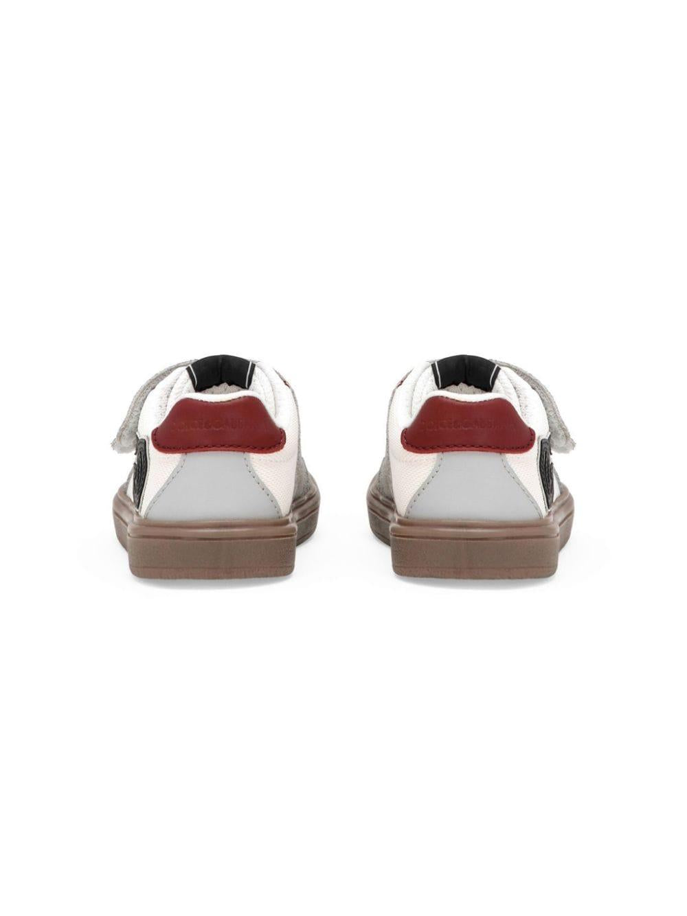 Multicolored leather sneakers for kids