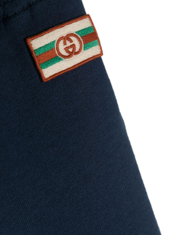 Pantalone sportivo blu per neonato