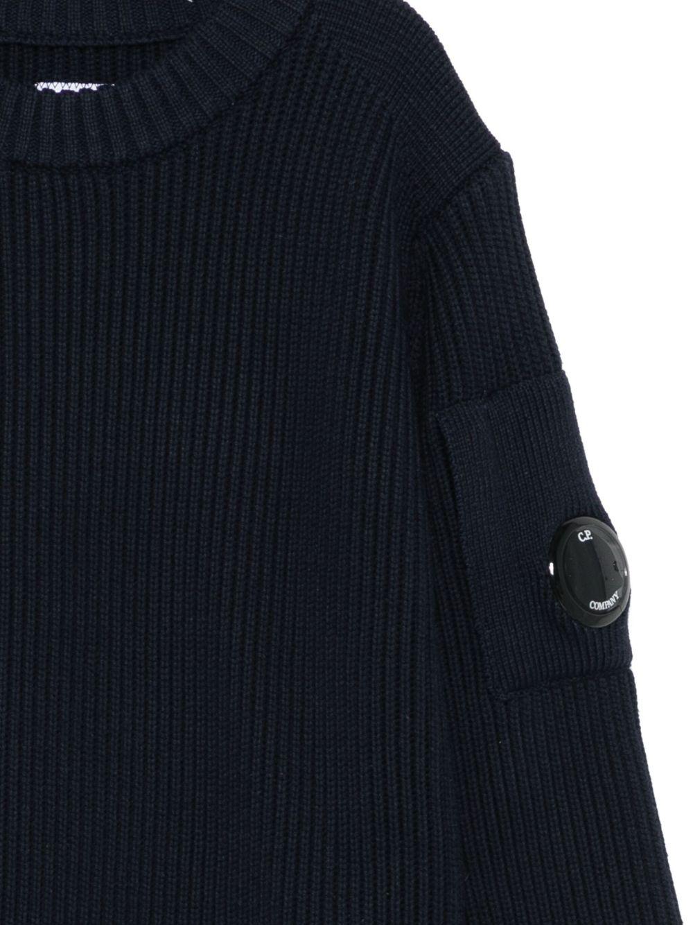 Maglione blu navy per bambino CUW00HLHE76 41150 C.P Company Kids 