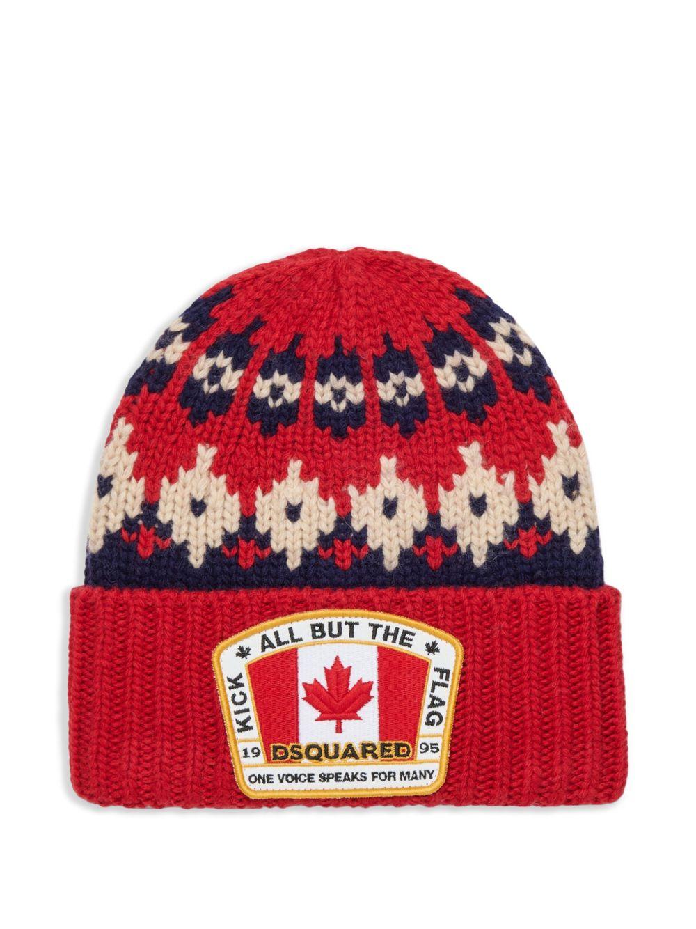 Cappello rosso per bambino DQ3124D0AAZ DQ864 Dsquared2 Kids 