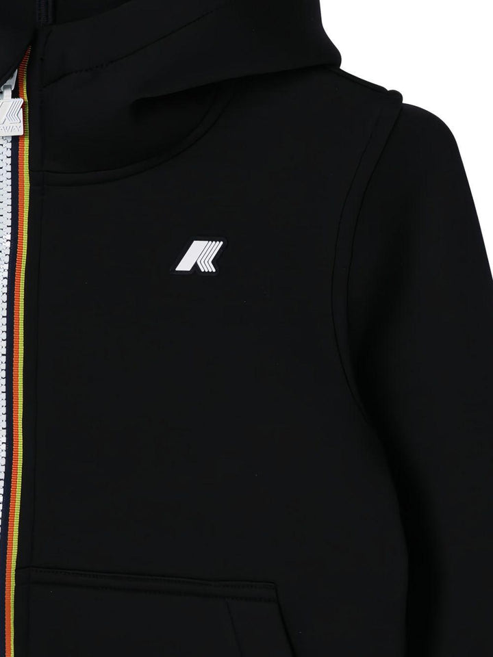 Giubbotto nero per bambino K2124RW USY K-Way Kids 