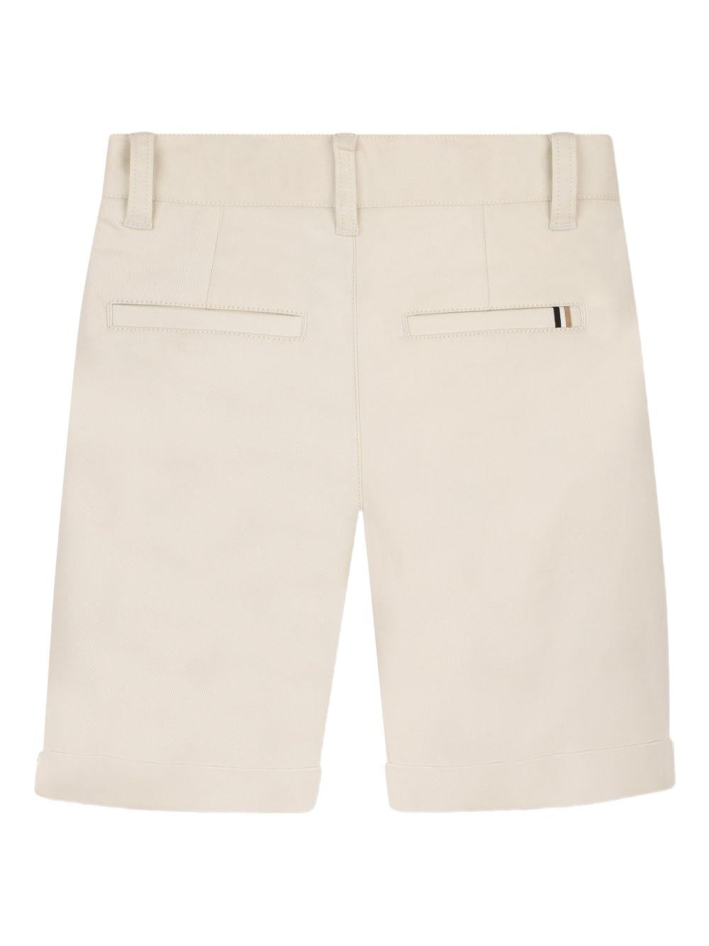 Bermuda bianco sporco per bambino J52921 21C Boss Kids 