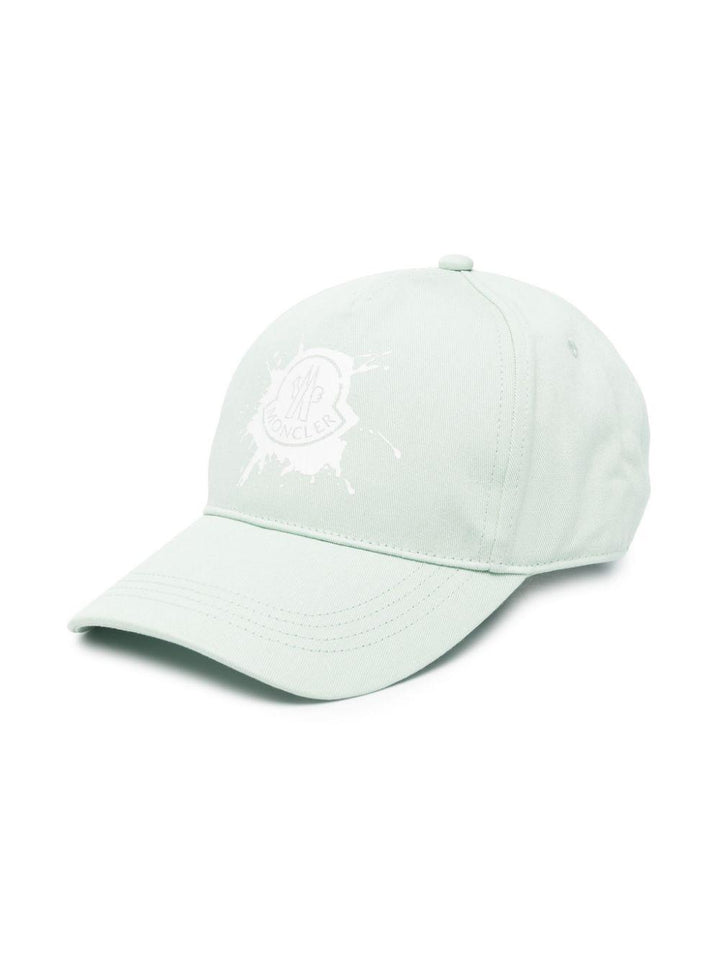 Cappello verde per bambini con logo