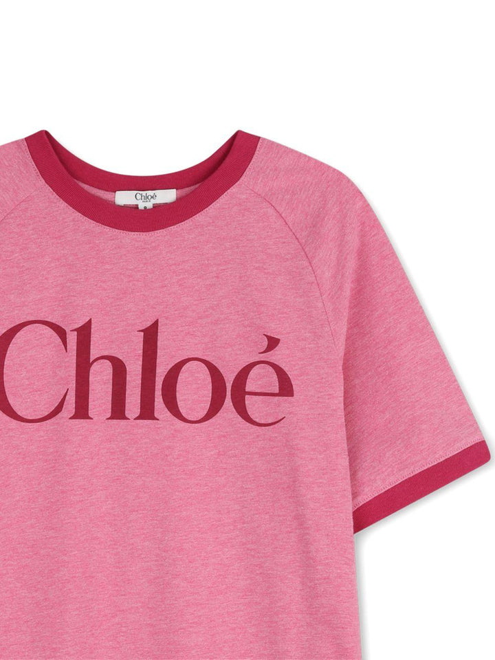 Abito rosa per bambina C20819 F04 Chloe 