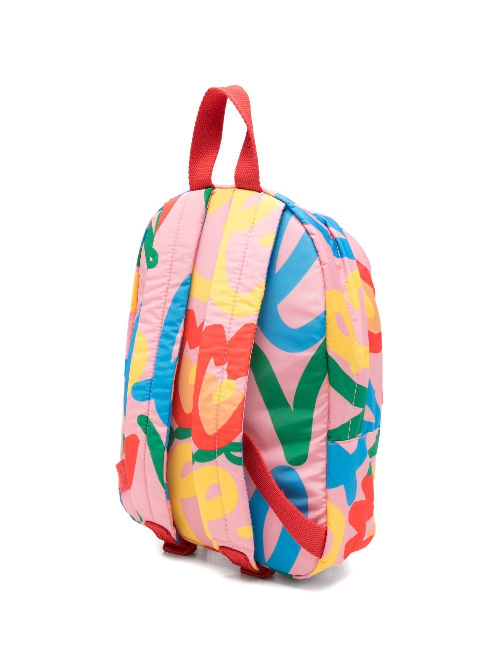 Zaino rosa/multicolore per bambina TY0A78Z3614 509MC Stella McCartney Kids 