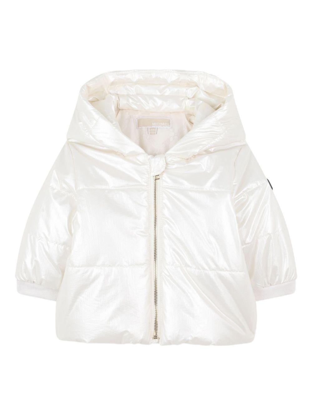 Giubbotto bianco per neonata R30508 190 Michael Kors Kids 