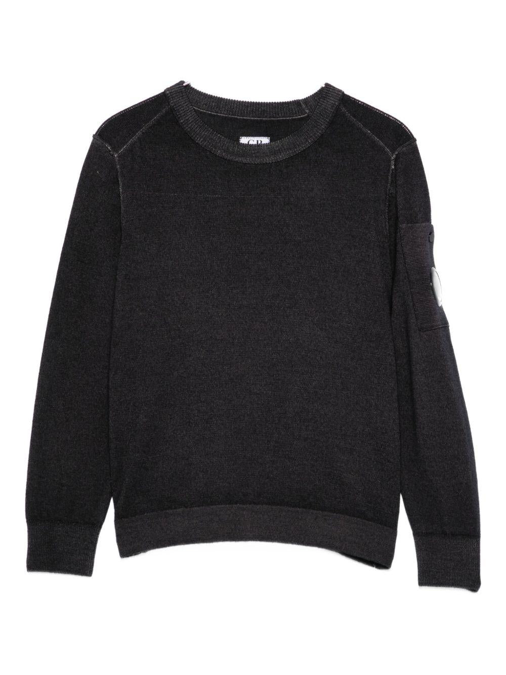 Felpa blu per bambino CMW009LHC01 41150 C.P Company Kids 