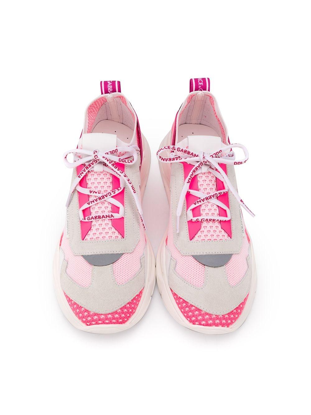 Sneakers fucsia per bambina DA0904AX036 8B001 Dolce & Gabbana Kids 