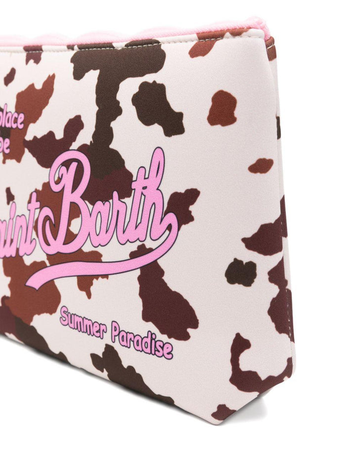 Pochette bianca/marrone per bambina ALI0021 00274L MC2 Saint Barth Kids 
